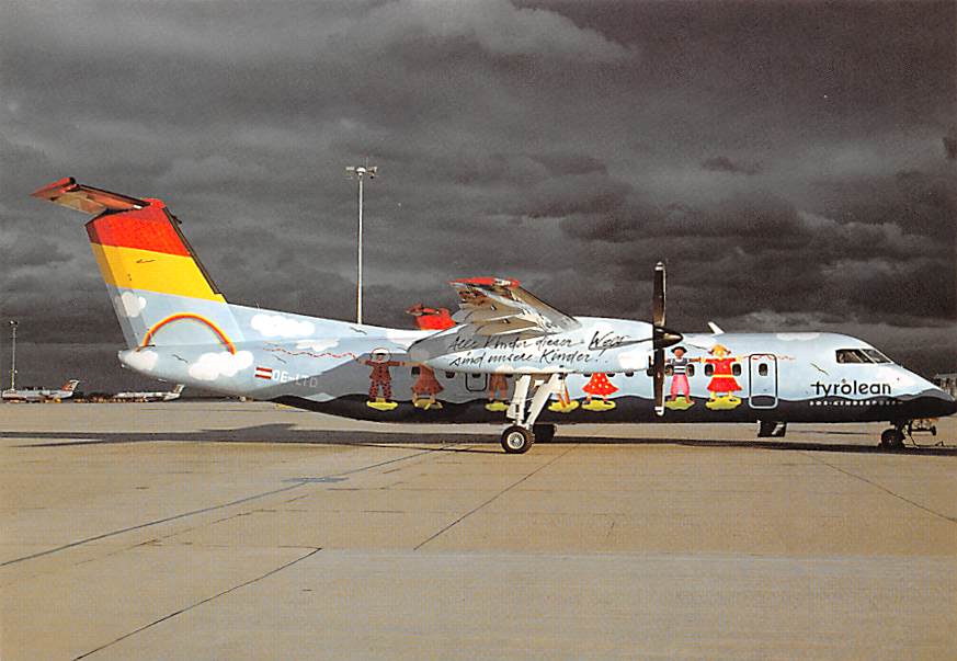 De Havilland DHC-8, Tyrolean Airways, Kinderdorf colours