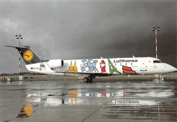 Canadair CRJ-100, Lufthansa City Line, Europe colours