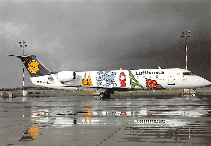 Canadair CRJ-100, Lufthansa City Line, Europe colours