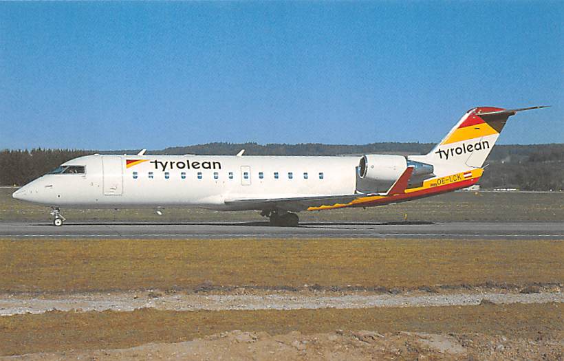 Canadair CRJ-200, Tyrolean Airways