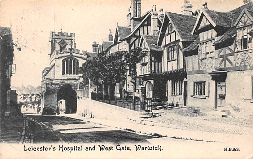 Leicester, Hospital & West Gate, Warwick