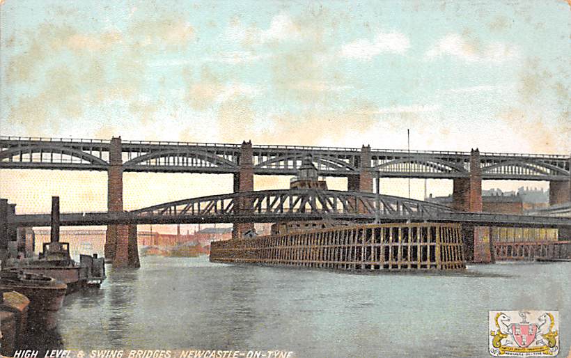 Newcastle-on-tyne, High Level & Swing Bridges