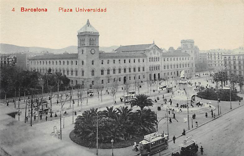 Barcelona, Plaza Universidad