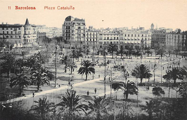 Barcelona, Plaza Cataluna