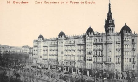 Barcelona, Casa Rocamora en el Paseo de Gracia