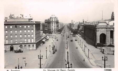 Barcelona, Av. Marques del Duero - Paralelo
