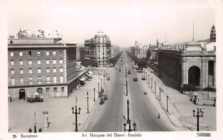 Barcelona, Av. Marques del Duero - Paralelo
