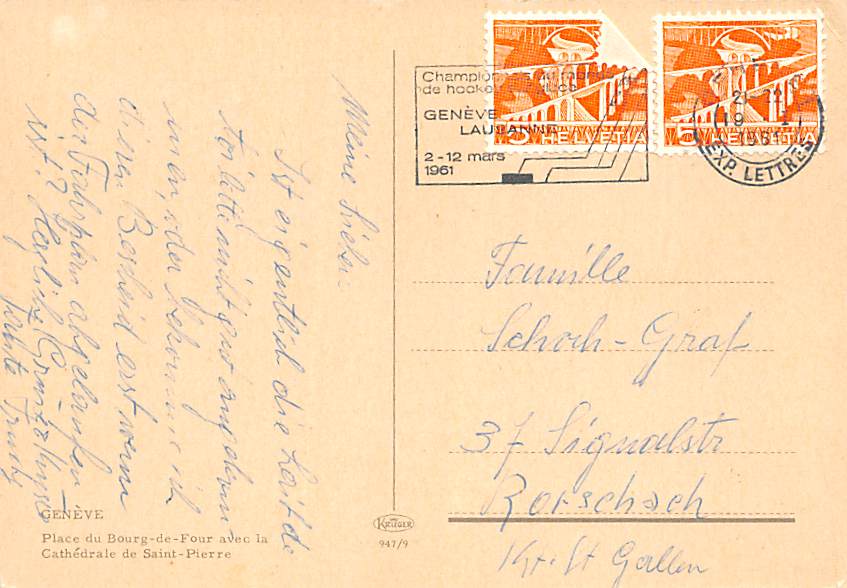 GE - Genf, Place du Bourg-de-Four