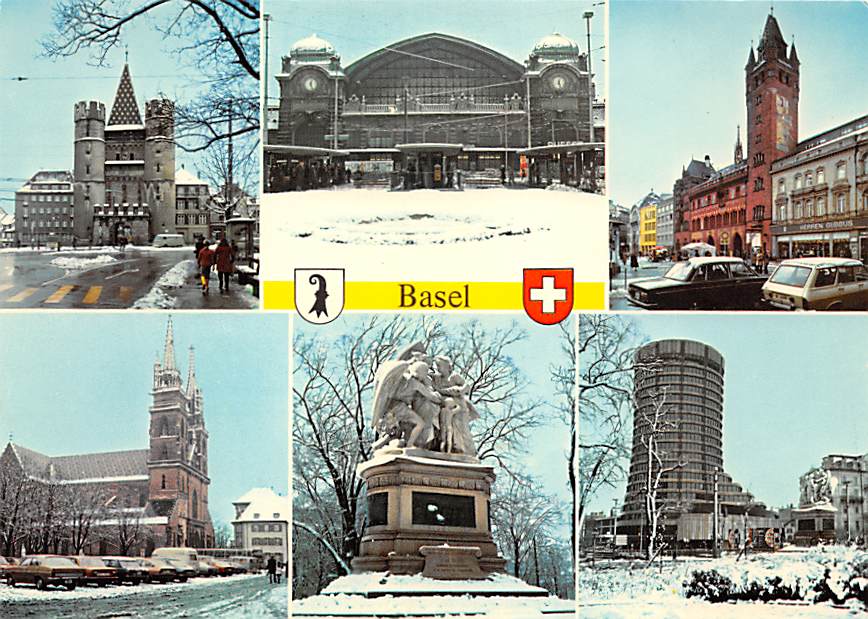 BS - Basel, Hauptbahnhof SBB, Münster, Rathaus