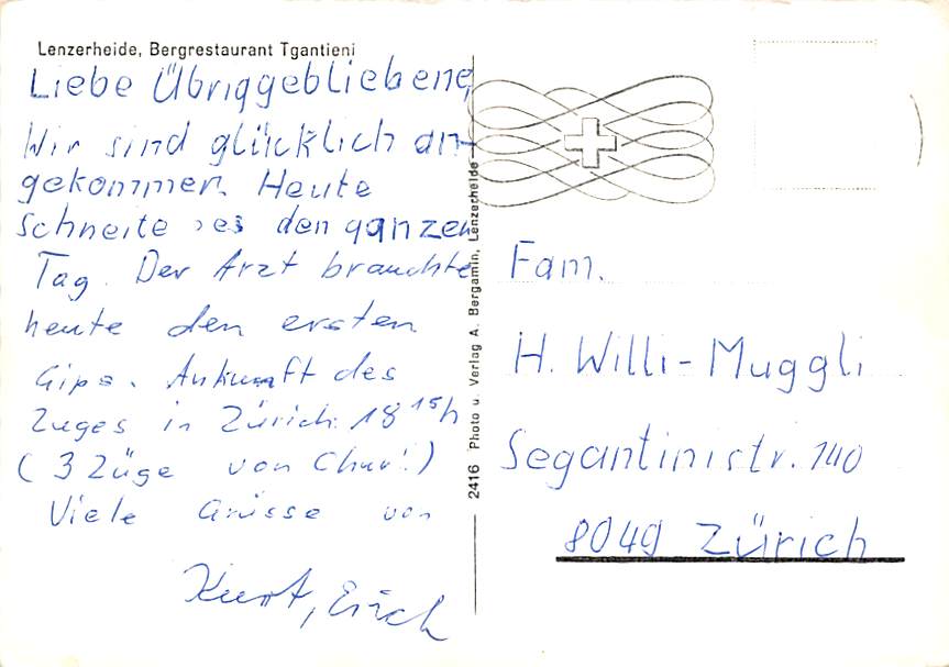 Lenzerheide, Bergrestaurant Tgantieni