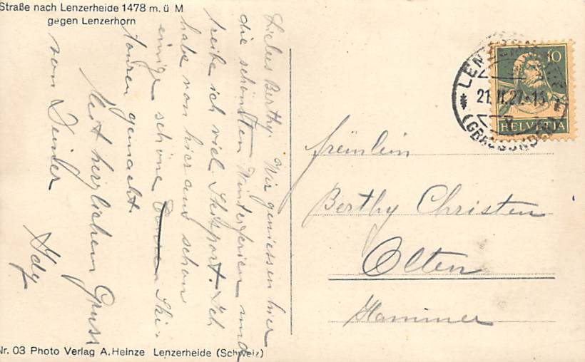 Lenzerheide, gegen Lenzerhorn