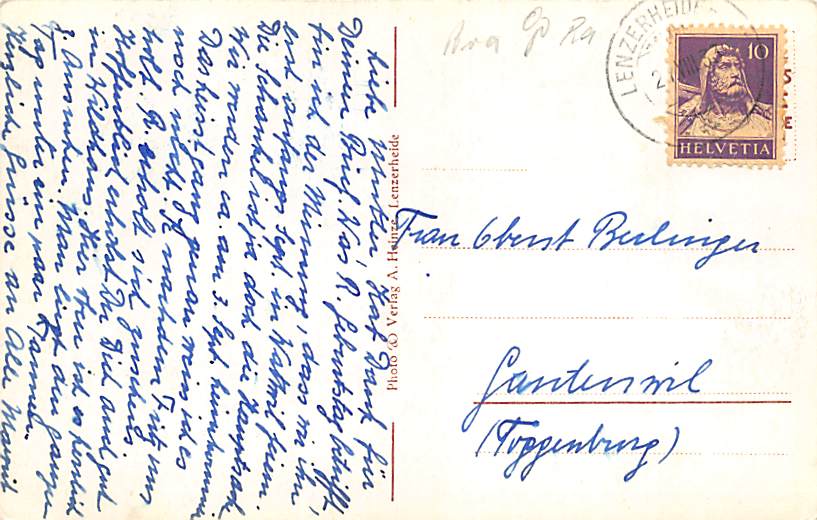 Lenzerheide, gegen Lenzerhorn