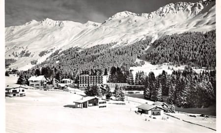 Valbella, mit Posthotel g. Rothornkette