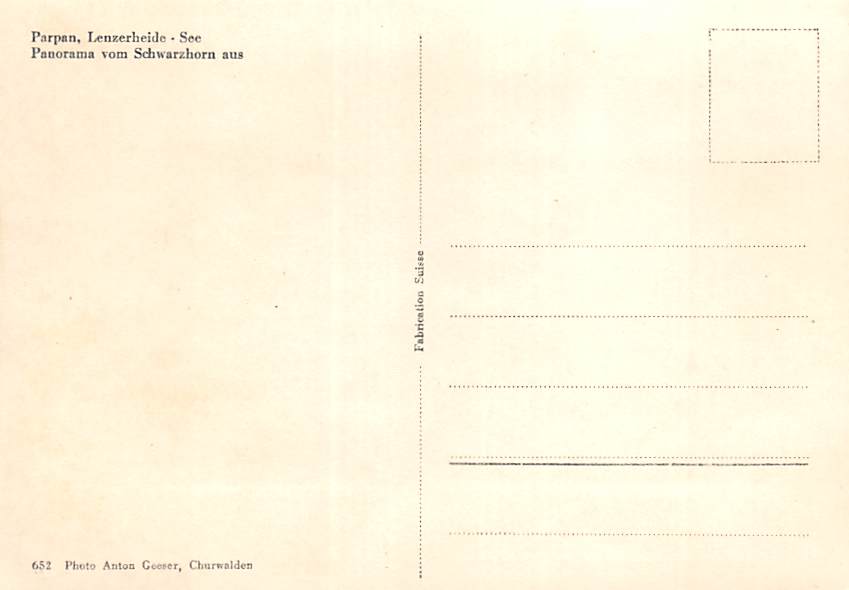 Parpan, Lenzerheide-See