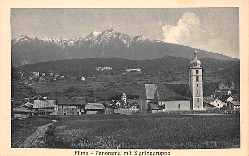 Flims, Panorama mit Signinagruppe
