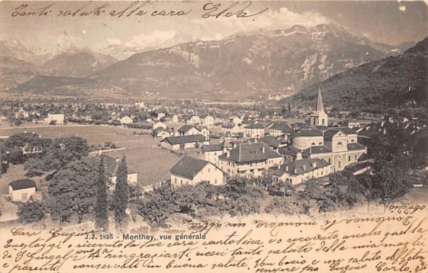 Monthey, vue générale