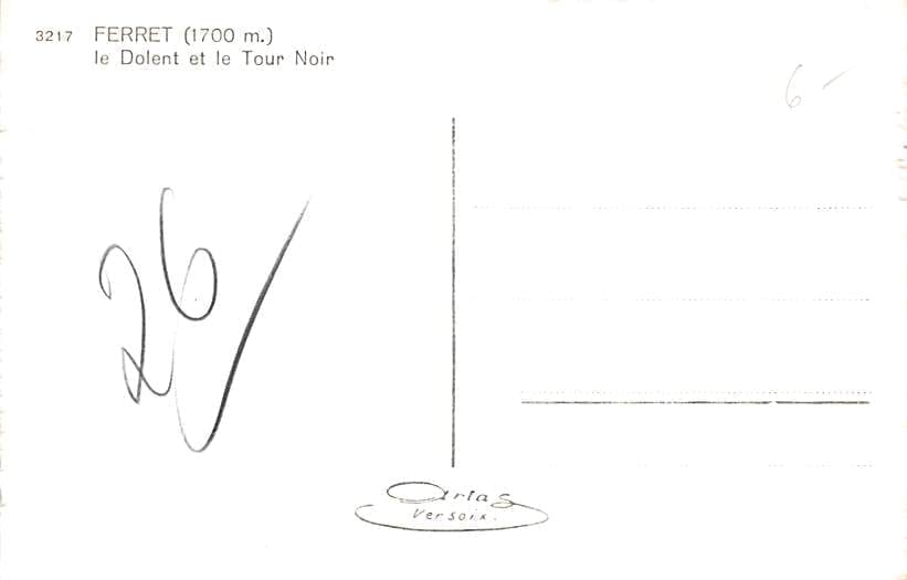 Ferret, le Dolent et le Tour Noir