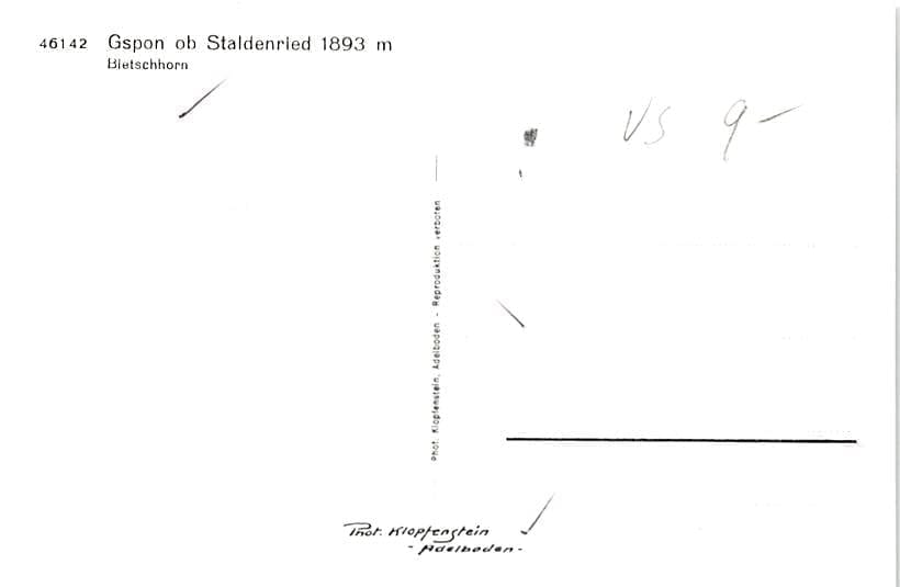 Gspon, ob Staldenried