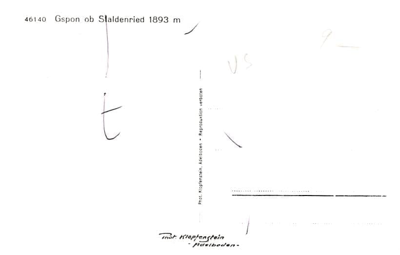 Gspon, ob Staldenried