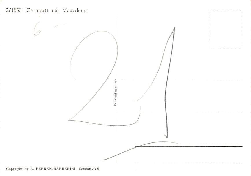 Zermatt, mit Matterhorn