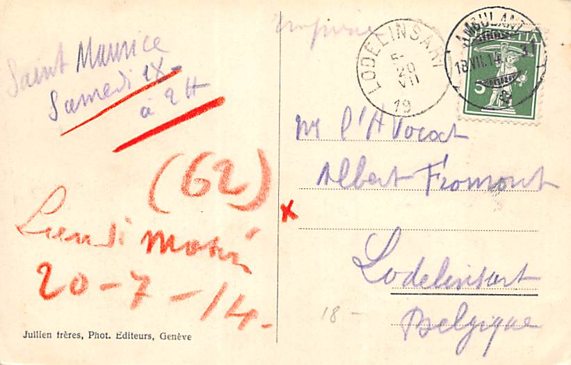 St. Maurice, et la Dent du Midi