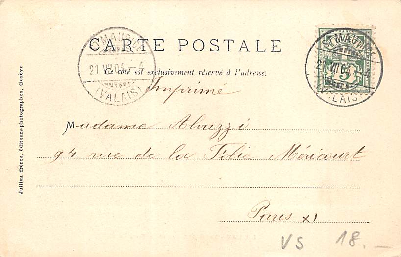 St. Maurice, et la Dent du Midi