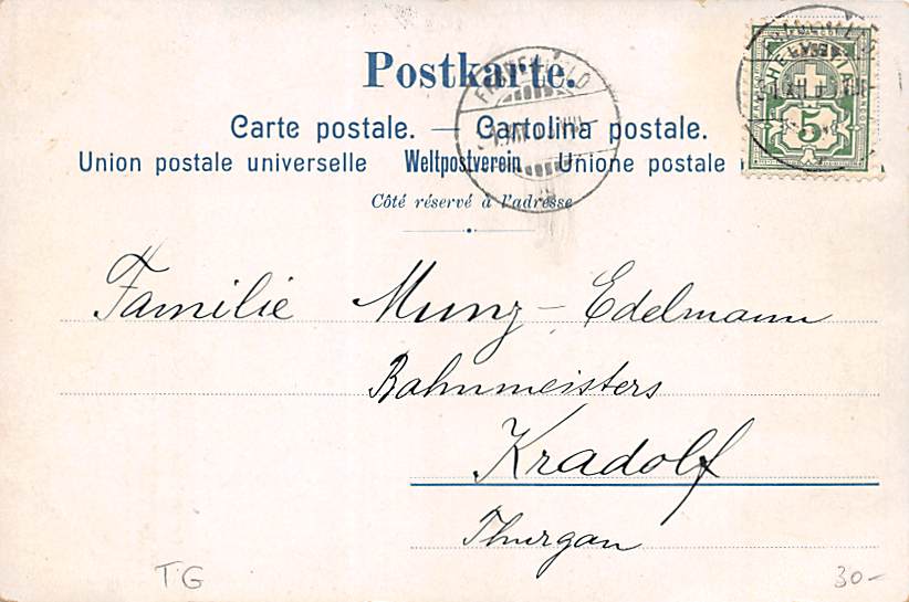 Frauenfeld, Forstwirtschaftspavillon der landw. Ausstellung