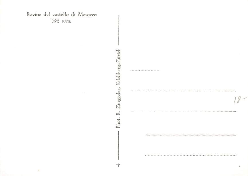 Mesocco, Rovine del castello