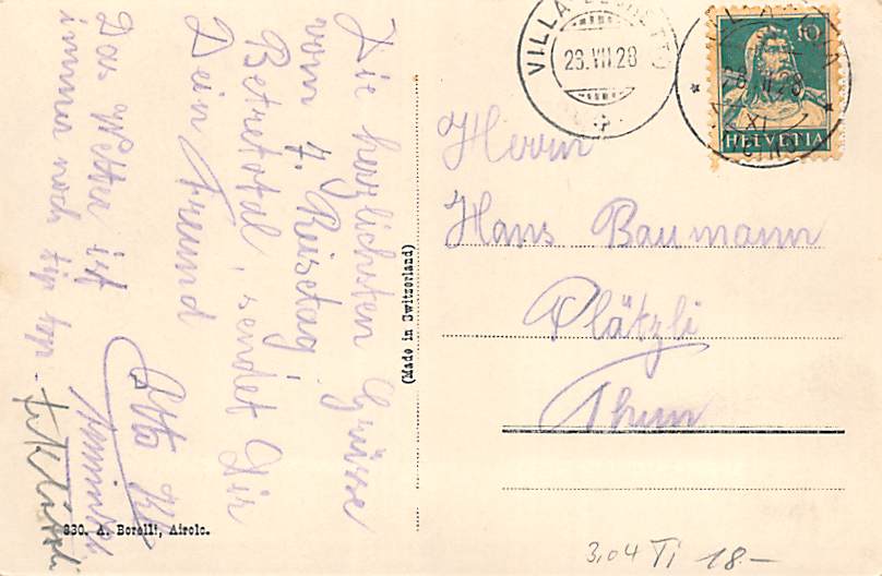 Valle Bedretto, All' Acqua