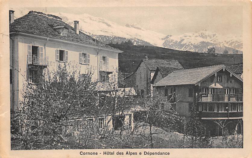 Cornone, Hotel des Alpes e Dépendance