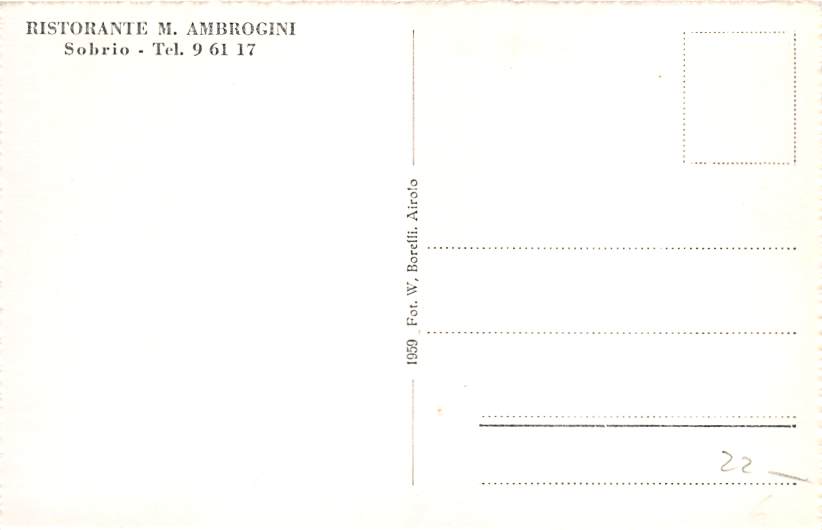 Sobrio, Ristorante M. Ambrogini
