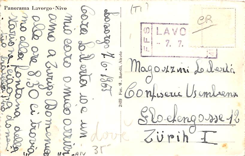 Lavorgo-Nivo, Panorama