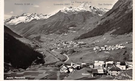 Airolo, Panorama