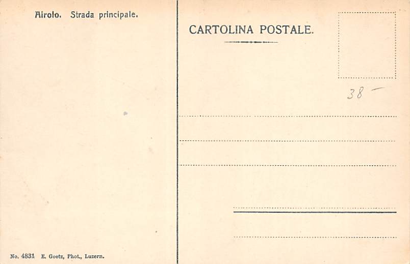 Airolo, Strada principale