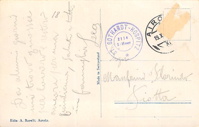 Gotthard, Gotthardhospiz