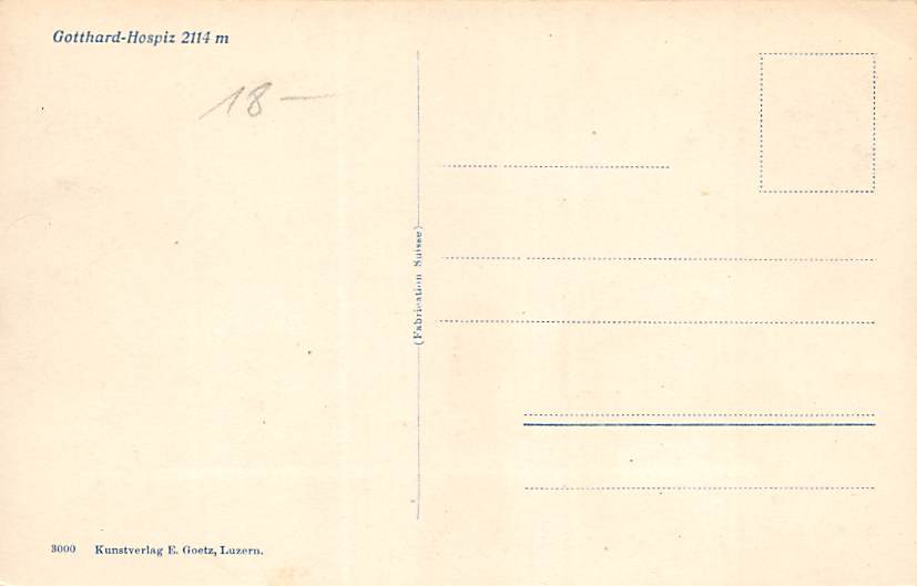 Gotthard, Gotthardhospiz
