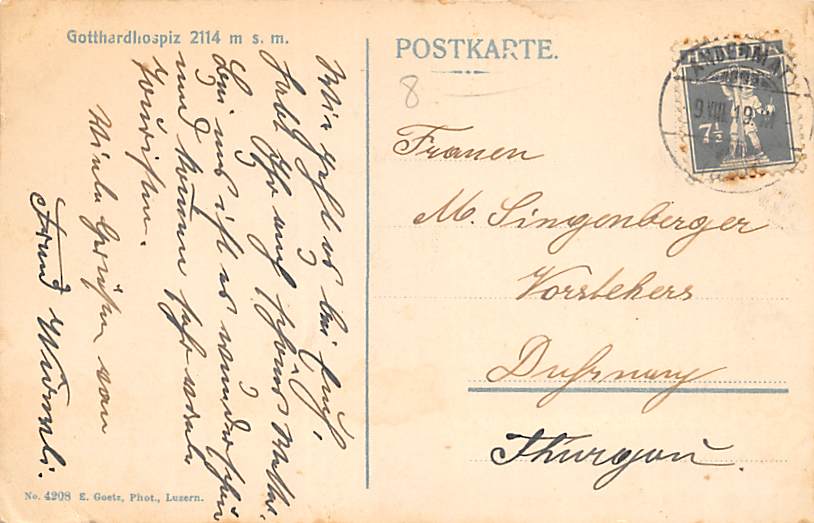 Gotthard, Gotthardhospiz