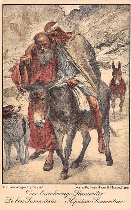 Schweizerischer Samariterbund, Samariter mit Esel