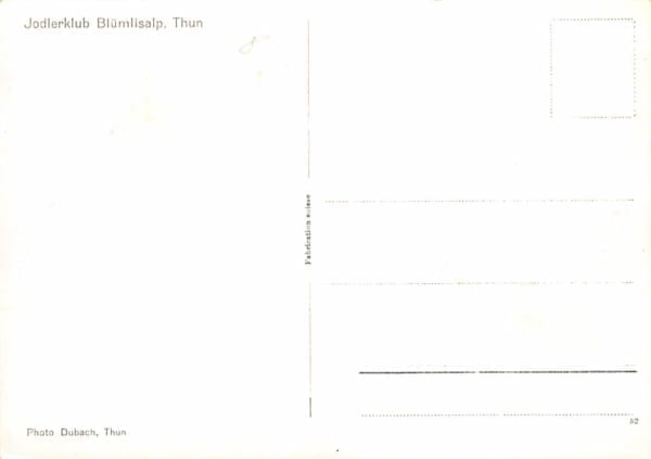 Thun, Jodlerclub Blümlisalp