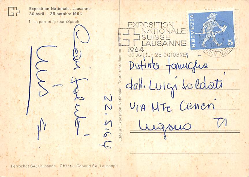 VD - Lausanne, Exposition Nationale Suisse 1964