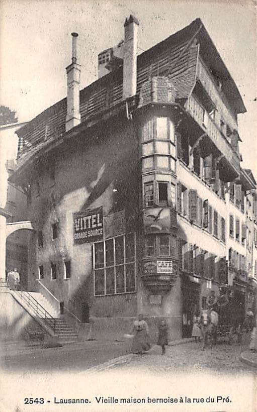 Lausanne, Vieille maison bernoise à la rue du Pré