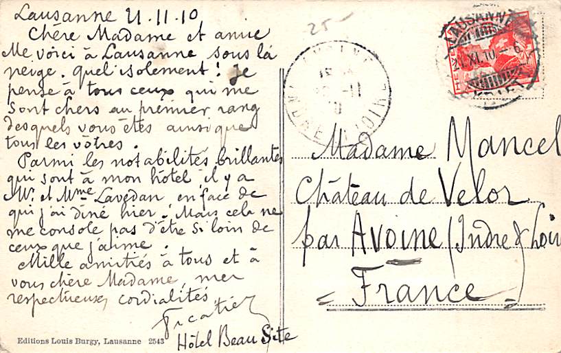 Lausanne, Vieille maison bernoise à la rue du Pré