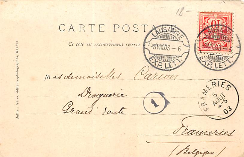 Lausanne, Avenue du Théatre