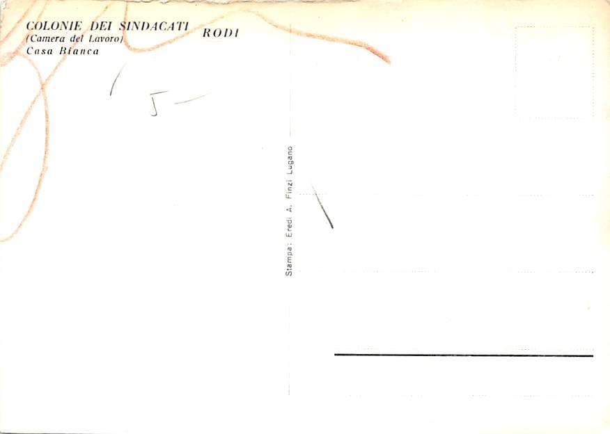 Rodi, Colonie dei sindacati