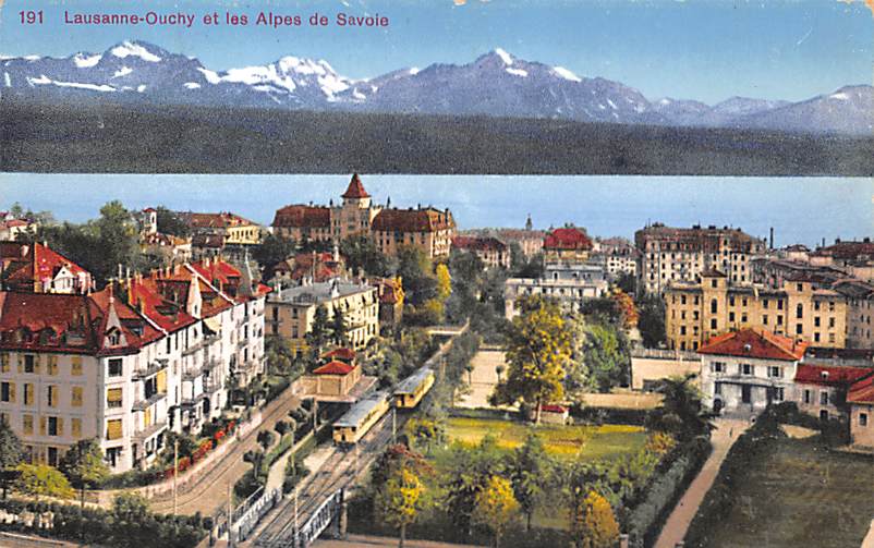 Lausanne, Ouchy et les Alpes de Savoie