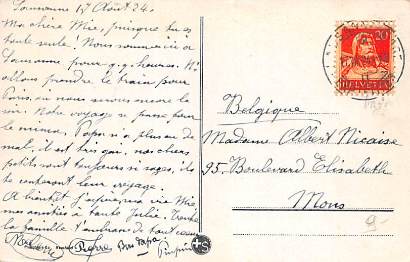 Lausanne, Pont Bessière et cathédrale