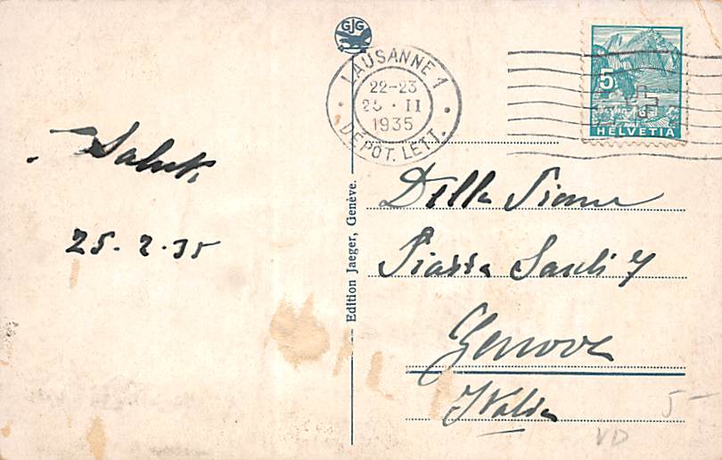 Lausanne, Vue sur la Ville et la Cathédrale