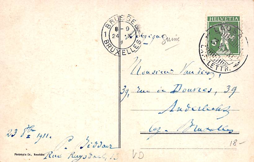 Lausanne, et les Alpes