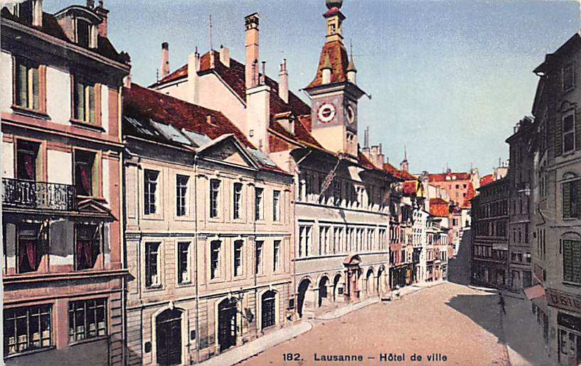 Lausanne, Hotel de ville