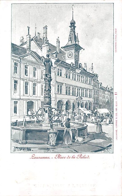 Lausanne, Place de la Palud